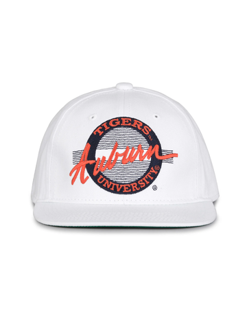 The Game Tigers Throwback 80s White Circle Hat