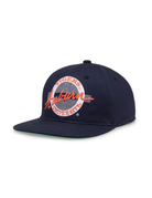 The Game Tigers Throwback 80s Circle Hat, Navy