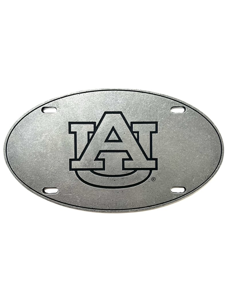 Carson AU Oval Pewter License Plate