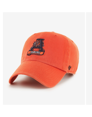 47 Brand Tiger Thru A Cleanup Hat Orange