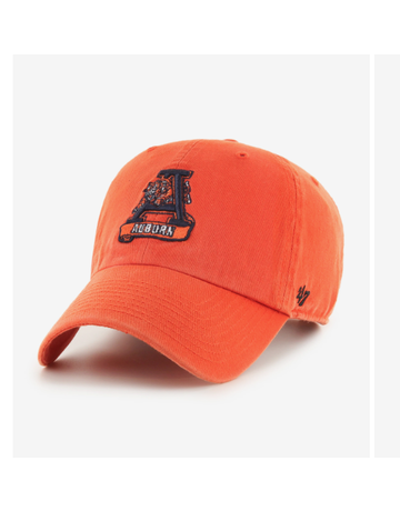 47 Brand Tiger Thru A Cleanup Hat Orange