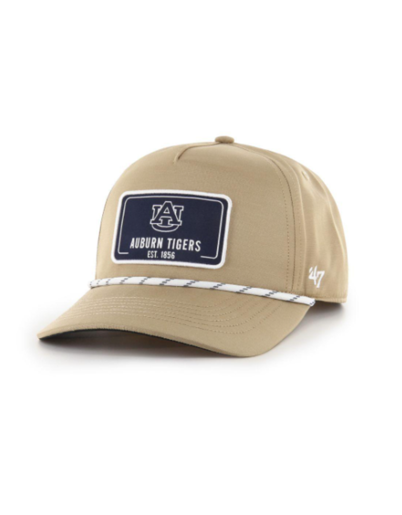 47 Brand Auburn Tigers Established 1856 Navy Patch on Khaki Hat