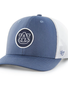 47 Brand Navy AU Navy Circle Patch Tidal Blue and White Mesh Hat