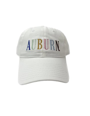 The Game Multi-Colored Classic Auburn Ladies Hat, White