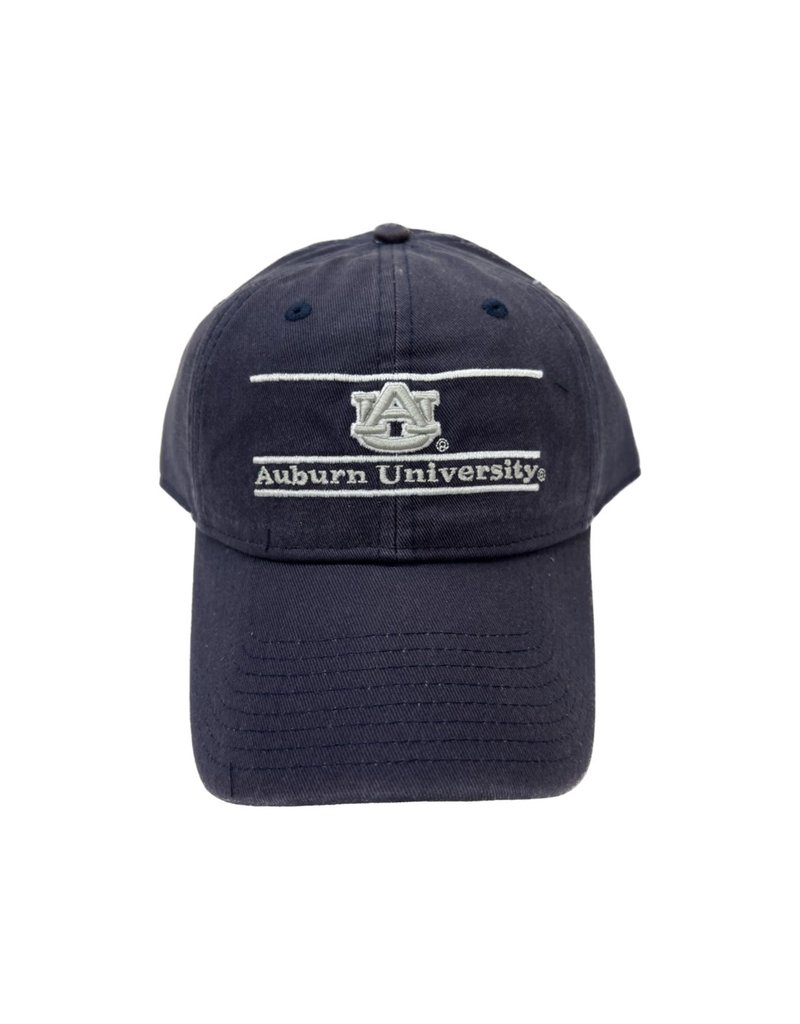 The Game White Print AU Auburn University Bar Navy Hat