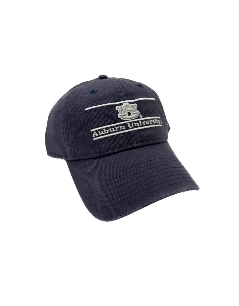 The Game White Print AU Auburn University Bar Navy Hat