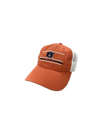 The Game AU Auburn University Youth Bar Mesh Hat Orange/White