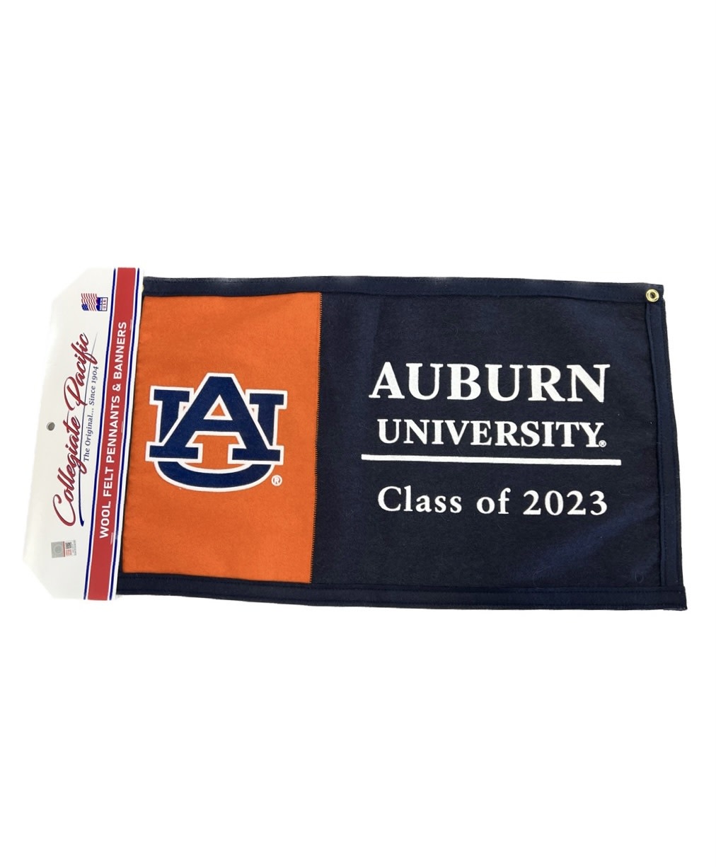 CollegiatePacific AU Auburn University Class of 2023 14 x 24 Pennant J&M Bookstore Downtown