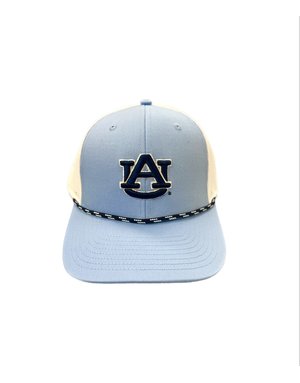 The Game NAVY AU LT BLUE ADJ HAT WITH ROPE MESH BACK