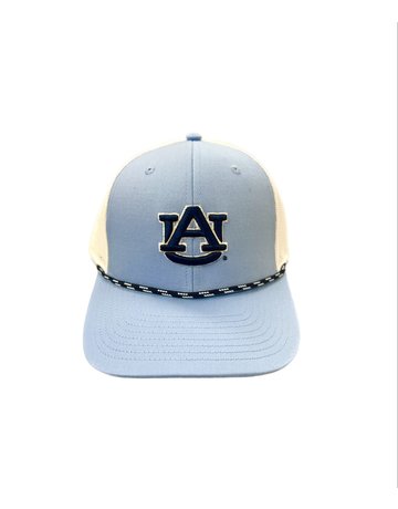 The Game NAVY AU LT BLUE ADJ HAT WITH ROPE MESH BACK