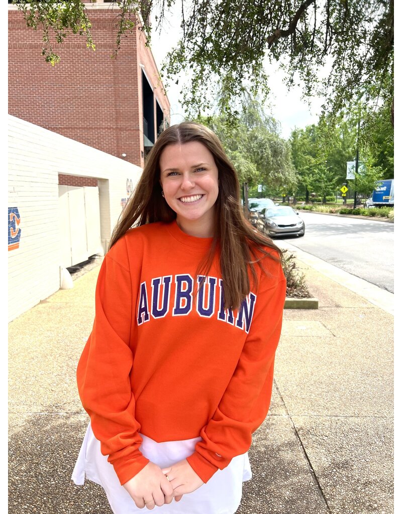Champion Arch Auburn Embroidered Crew
