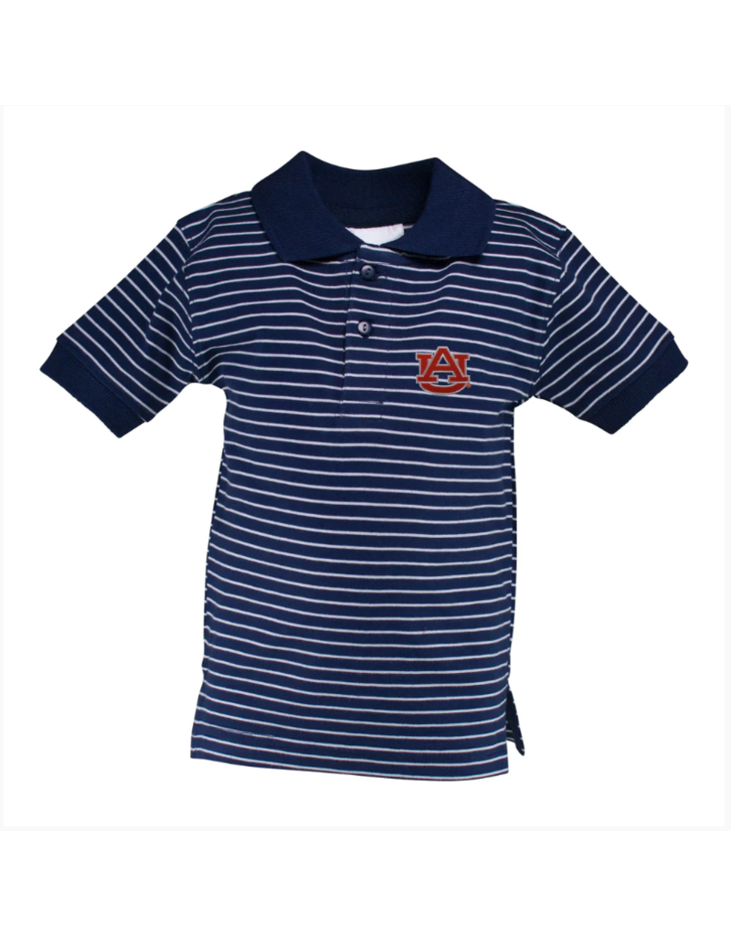 Two Feet Ahead AU Stripe Jersey Golf Shirt