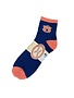 Donegal Bay Auburn Solid Navy Fuzzy Socks