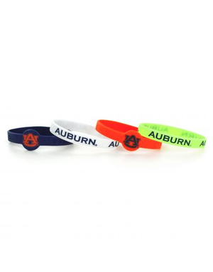 Aminco Auburn 4 pack Silicone Bracelets