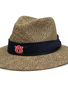 The Game AU Straw Hat with Navy Band