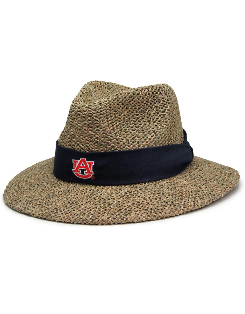 The Game AU Straw Hat with Navy Band