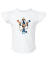 MV Sport Ruffle Sleeve Watercolor Aubie Cheerleading Toddler T-Shirt