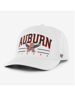 47 Brand Arch Auburn Eagle Thru A Tigers Classic White Hat