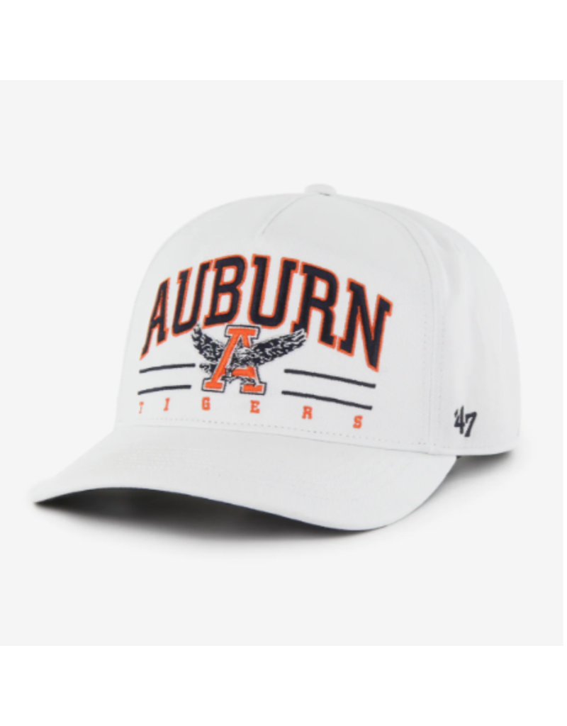 47 Brand Arch Auburn Eagle Thru A Tigers Classic White Hat