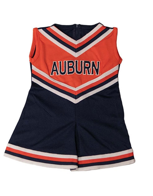 Little King Auburn Embroidered Cheer Jersey