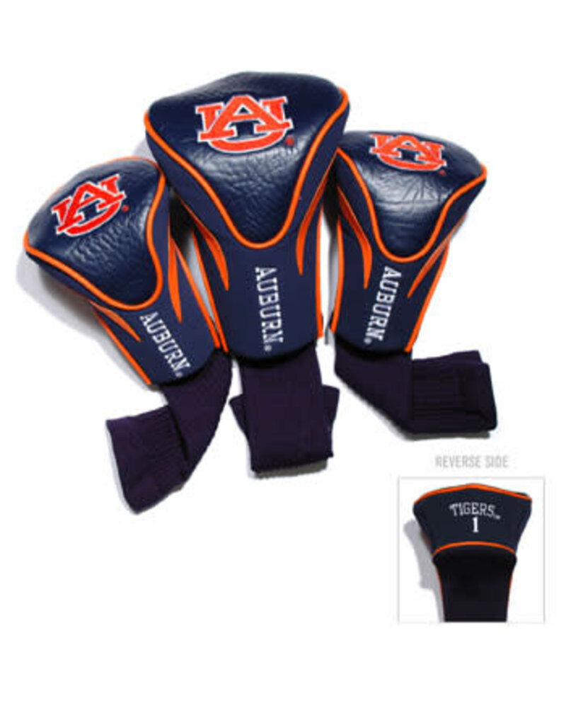 Team Golf AU Tigers 3 Pack Headcover Pack (Hybrid, Fairway, Driver)