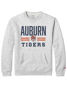 League Collegiate Wear Auburn Two Bar Aubie Tigers Crew with Front Pocket