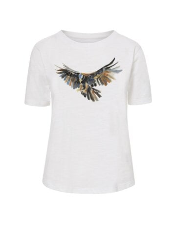 Art by LJD Watercolor Golden Eagle Ladies T-Shirt