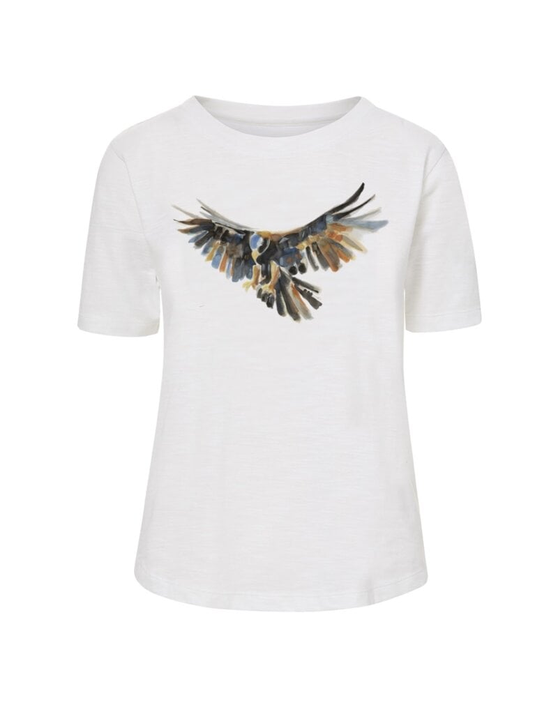 Art by LJD Watercolor Golden Eagle Ladies T-Shirt