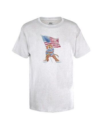 MV Sport Patriotic Aubie Youth Watercolor T-shirt