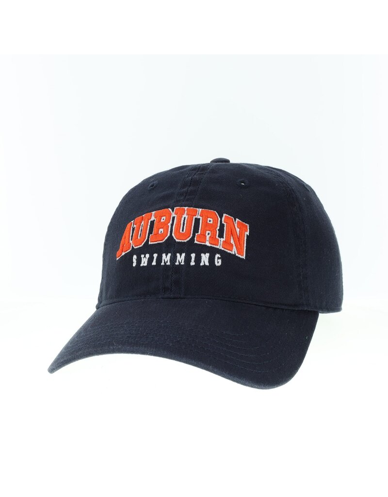 Legacy Arch Auburn Swimming Hat, Navy, OSFA