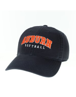 Legacy Arch Auburn Softball Hat, Navy. OSFA