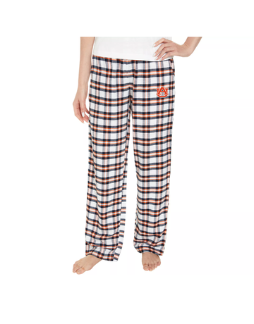 College Concepts AU Ladies Plaid Flannel Lounge Pants