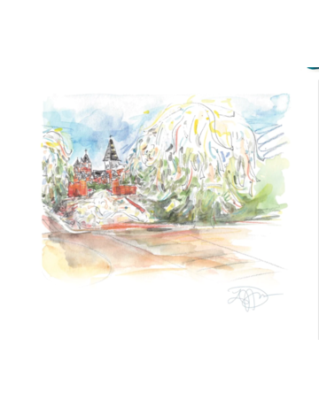 Art by LJD Rolling Toomer's 11x14 Print
