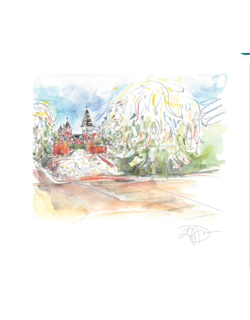 Art by LJD Rolling Toomer's 11x14 Print