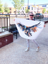 Art by LJD Flying Golden Eagle 30 by 42 Inch Print