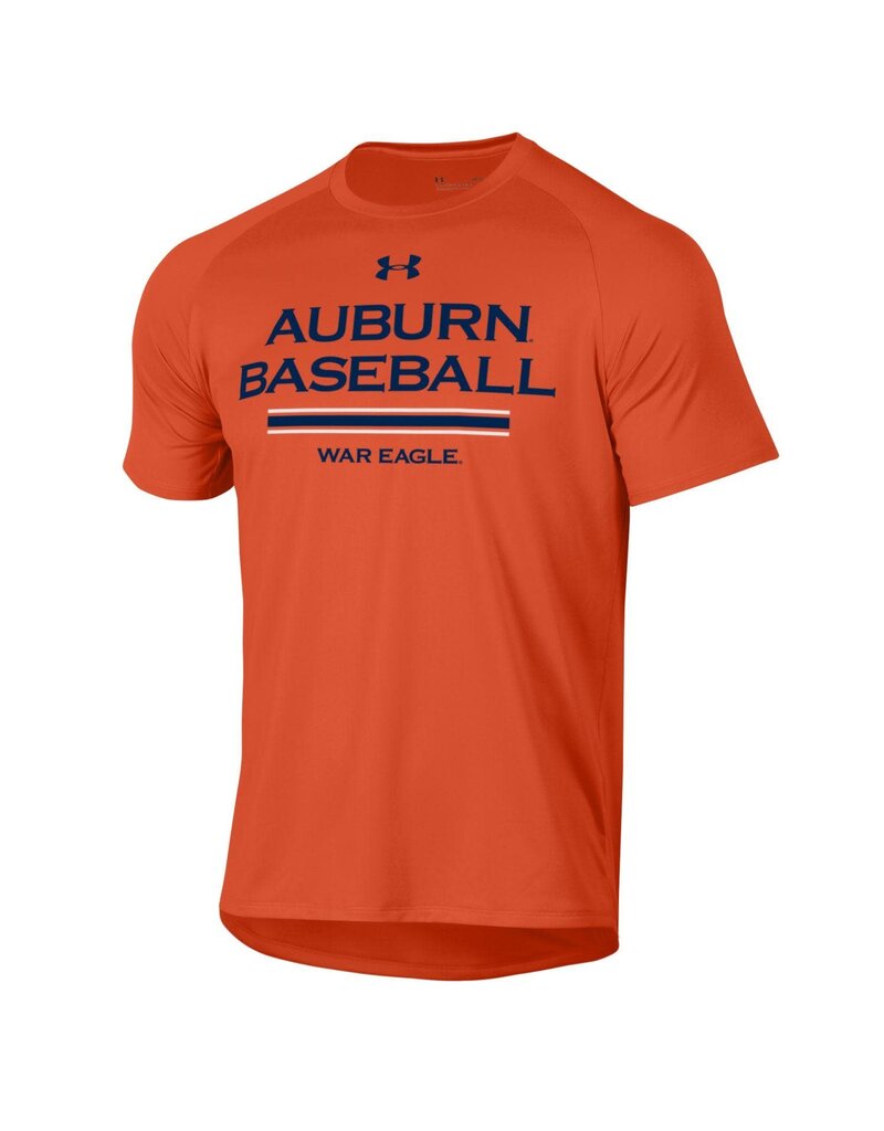 Under Armour Auburn Baseball War Eagle Stripe Tech T-Shirt