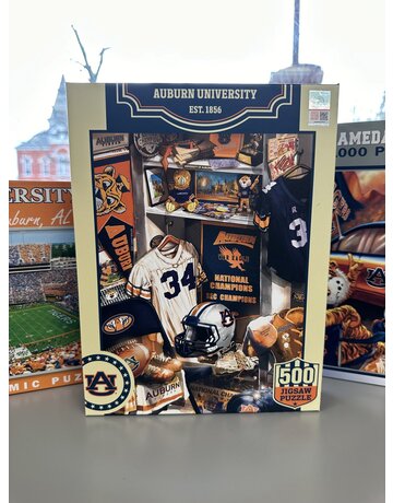 Master Pieces Puzzle Co. Auburn Locker Room 500 Piece Puzzle