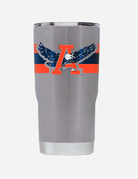 Gametime Lights LLC Eagle Thru A with Stripes Stainless 20 oz. Tumbler with Lid