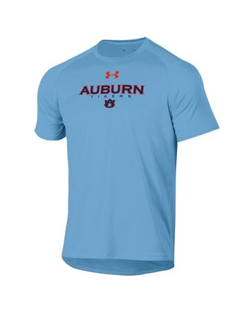 Alumni Hall Aub  Auburn Under Armour Fish Logo Tech Short Sleeve