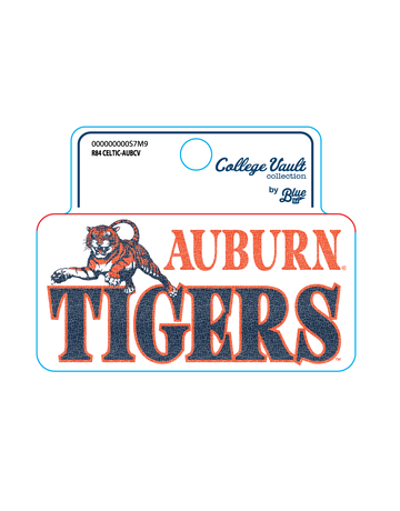 Blue 84 Leaping Tiger Auburn Tigers Sticker