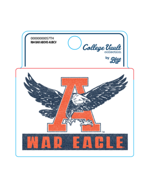 Blue 84 Eagle Thru A War Eagle Decal