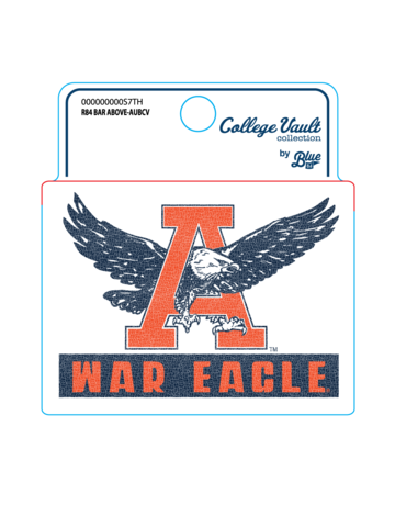Blue 84 Eagle Thru A War Eagle Sticker