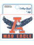 Blue 84 Eagle Thru A War Eagle Decal