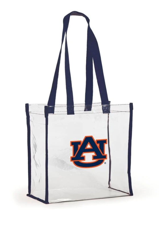 AU Clear Stadium Tote Bag - J&M Bookstore Downtown