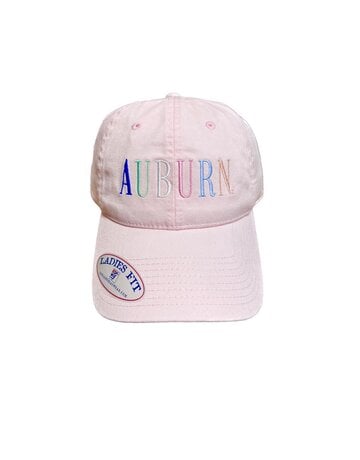 The Game Youth Multi-Colored Classic Auburn Fit Hat, Pink