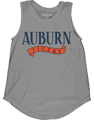 Blue 84 Womens Auburn Tigers Rounded Bottom Tank Top