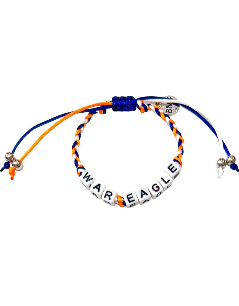 Jardine Associates Braided Bracelet with War Eagle