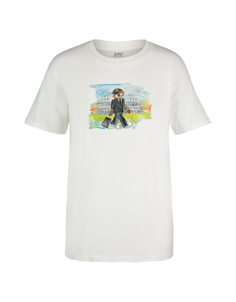 MV Sport Youth Watercolor Pilot Aubie T-Shirt