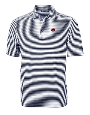 Cutter & Buck AU Striped Pique Polo