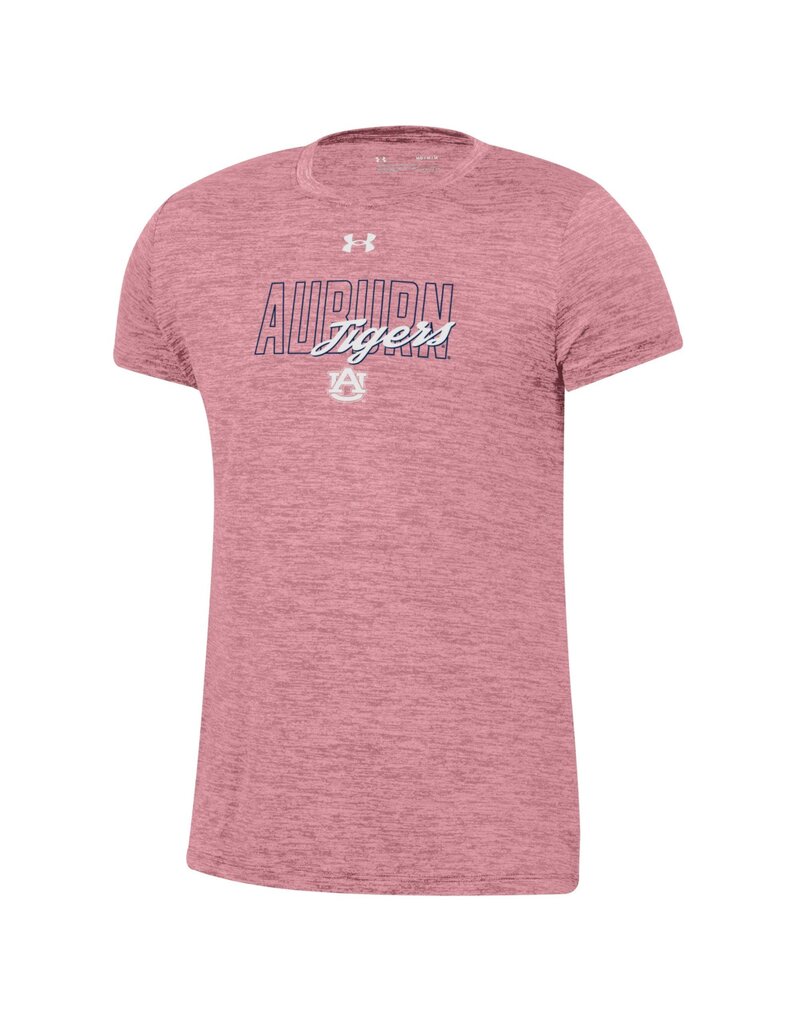 Under Armour Girls Auburn Script Tigers AU Tech T-Shirt